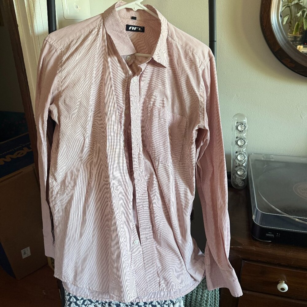 AFL Tiny Red Checkered Button Down Shirt from INDIA